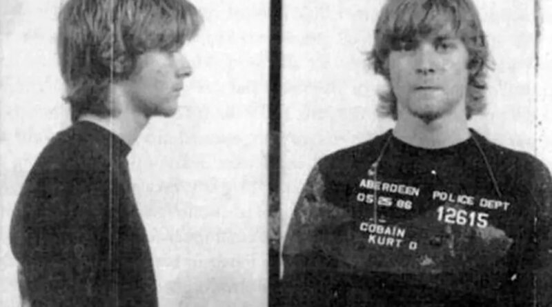 Twoje dziecko mówi, że chce się zabić w wieku 27 lat? Klub 27 powraca za sprawą TikToka Wikipedia/cobain mugshot 1986